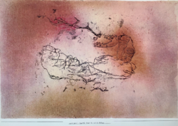 Paul Klee limitált kiadású litográfia (1961-ben készült)
