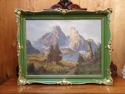 Signed oil painting by Willy Reinhardt (1888-1970)