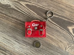 Retró iskolatáska Coca Cola kulcstartó