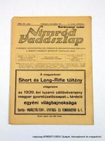 1940 december 20  /  NIMRÓD VADÁSZLAP  /  E R E D E T I, R É G I Újságok Ssz.:  12589