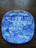 Svéd RÖRSTRAND porcelán fali tányér - gyűjtői darab!