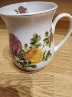 Sárga rózsás Hasas csésze 2 dl
