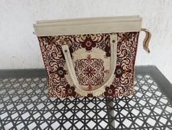 Old tapestry bag - handbag