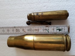 2 old copper lighters