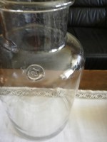 8 literes fújt üveg dunsztos, befőttes üveg