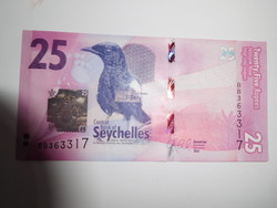 Seychelle szigetek 25 rupees 2016 UNC