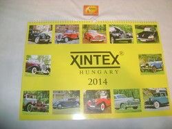 Xintex Hungary - falinaptár oldtimer autókkal - 2014 - nagy méret