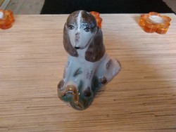 Ritka Orosz porcelán kutya figura.