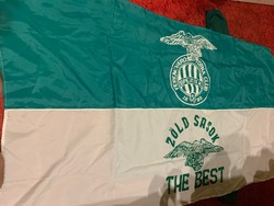 Régi Fradi zászló és jubileumi eredeti póló /XL/eladó!Ara:5000.-