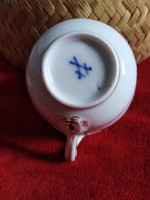 Meissen porcelán kávés csésze, XX.szd eleje, kardos jelzéssel