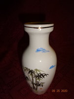 Japán porcelán váza, magassága 15 cm.