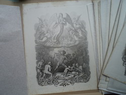J.W.Goethe - Eine Tragödie - Faust.25 db.acélmetszet. 1854