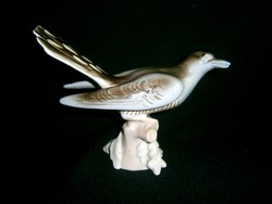 Nagyon régi és ritka, nagy méretű Royal Dux porcelán madár,szép állapotban
