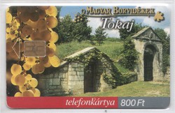 Magyar telefonkártya 0023    2000 Magyar borvidékek  Tokaj    200.000 db-os