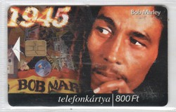 Magyar telefonkártya 0009     2000 Bob Marley  100.000-os