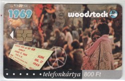 Magyar telefonkártya 0020 2004 Woodstock  30.000 db-os