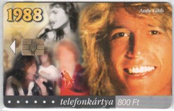 Magyar telefonkártya 0015   2003 Andy Gibb  50.000 db-os