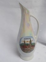 3672 - Unterweissbach " Sopron" irizáló emlék váza