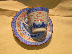 Kínai  rizs szemes  porcelán csésze  csészealjjal 