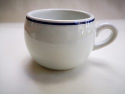 2. világháborús, horogkeresztes jelzetű, vastag falú, Hutschenreuter porcelán kávés-teás csésze