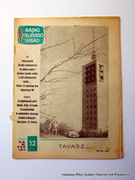 1967 3 20  /    TAVASZ    /  RÁDIÓ és TELEVÍZIÓ ÚJSÁG  /  Ssz.:  15080