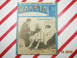 Régi retro újság - Rakéta regényújság - 1981 július 14. - VIII. évfolyam 28. szám