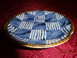 Japán porcelán asztalközép, átmérője 12 cm.