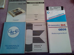 Commodore 64 felhasználókönyvek és lemezl