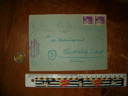 1945 okt Berlin Charlottenburg szovjet megszállásí zóna levél csinos orosz maci bélyeggel KIÁRUSÍTÁS