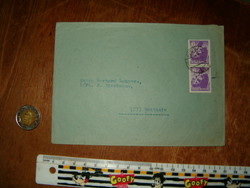 1946 Berlin szovjet megszállási zóna levél boriték csinos orosz dupla macis bélyeggel KIÁRUSÍTÁS