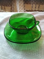  Zöld pohár art deco
