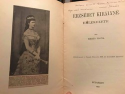 KönyvKincs! Nagyon ritka! Erzsébet királyné emlékezete, dedikált, 1910! 