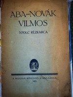 Aba-Novák Vilmos 8 rézkarca könyv 1923-ból