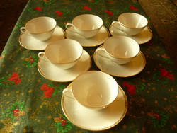 Bohemia csehszlovák porcelán teás készlet