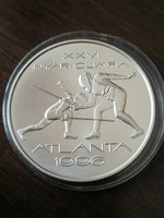 UNC Ezüst 1000 Forint 1995 Nyári olimpiai Játékok Atlanta BU