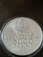 Unc Ezüst 5000 Forint 2003 Bu Rákóczi Szabadságharc