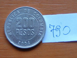 KOLUMBIA COLOMBIA 200 PESOS 2004 # 790