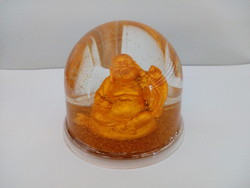 Régi szerencse hozó arany Buddha hógömb