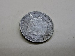 Wonderful antique 1843 silver 20 kraycár brooch
