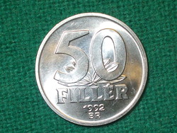 50 Filér 1992 ! It was not in circulation! Greenish!