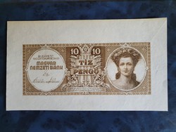 MNB 10 Pengő 1943 bankjegy tervezet.