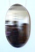 1B980 Hibátlan ovális alakú tükör 101 x 56 cm