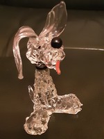 Üveg kutyus - bűbájos üveg figura