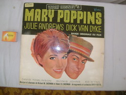 MARY POPPINS bakelit lemez, retro nagylemez