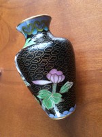 Rekeszzománc váza lótuszvirág mintával