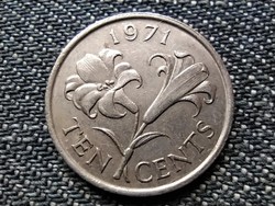 Bermuda II. Erzsébet liliom 10 cent 1971 (id36745)