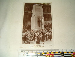 cenotaph Királyi hősi emlékmű sírja képeslap kb világháborús kori angol UK britt temetés  KIÁRUSÍTÁS