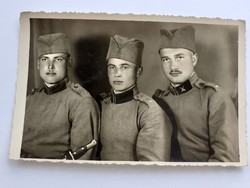 Régi katona fotó 1939 fénykép csoportkép