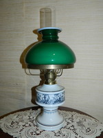 Wallendorf porcelán petroleum lámpa.