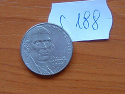 USA 5 CENT 2006 P (Philadelphia Mint) LIBERTY, JEFFERSON  S188